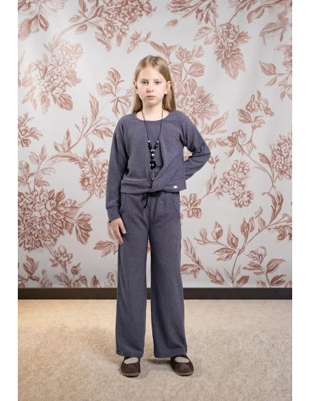 EBITA FASHION Παιδικό Σετ Παντελόνα 2τμχ Μωβ