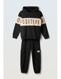 EBITA FASHION Παιδικό Σετ Φόρμα 2τμχ Μαύρο