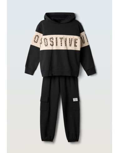 EBITA FASHION Παιδικό Σετ Φόρμα 2τμχ Μαύρο