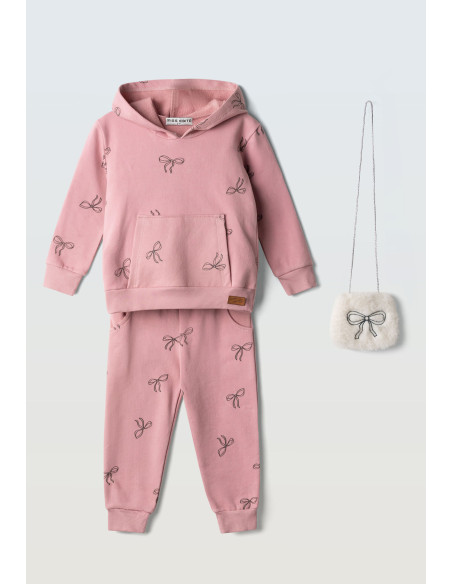 EBITA FASHION Παιδικό Σετ Φόρμα 3τμχ Σάπιο Μήλο