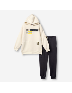 FUNKY FOR BABY Παιδικό Σετ Φόρμα 2τμχ Εκρού