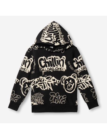 FUNKY FOR BABY Παιδική Μπλούζα Φούτερ Μαύρο