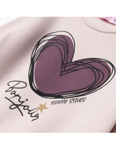 FUNKY FOR BABY Παιδικό Σετ Φόρμα 2τμχ Ροζ 2