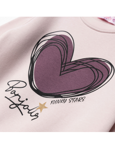 FUNKY FOR BABY Παιδικό Σετ Φόρμα 2τμχ Ροζ