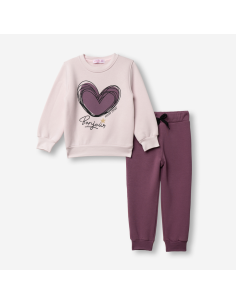 FUNKY FOR BABY Παιδικό Σετ Φόρμα 2τμχ Ροζ