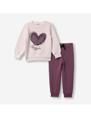 FUNKY FOR BABY Παιδικό Σετ Φόρμα 2τμχ Ροζ