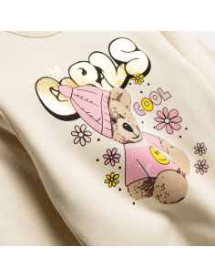 FUNKY FOR BABY Παιδικό Σετ Φόρμα 2τμχ Μπεζ 2