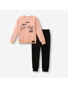 FUNKY FOR BABY Παιδικό Σετ Φόρμα 2τμχ Ροζ