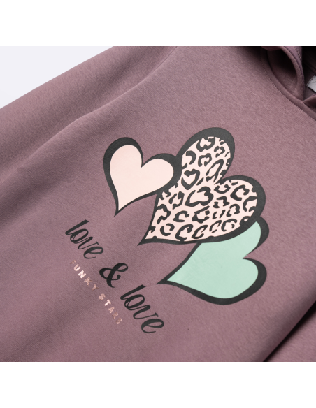 FUNKY FOR BABY Παιδικό Σετ Φόρμα 2τμχ Μωβ