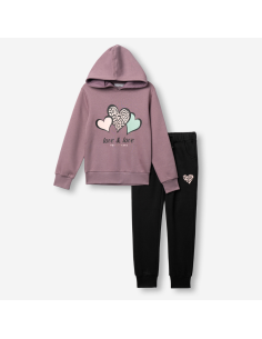 FUNKY FOR BABY Παιδικό Σετ Φόρμα 2τμχ Μωβ
