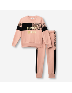 FUNKY FOR BABY Παιδικό Σετ Φόρμα 2τμχ Ροζ