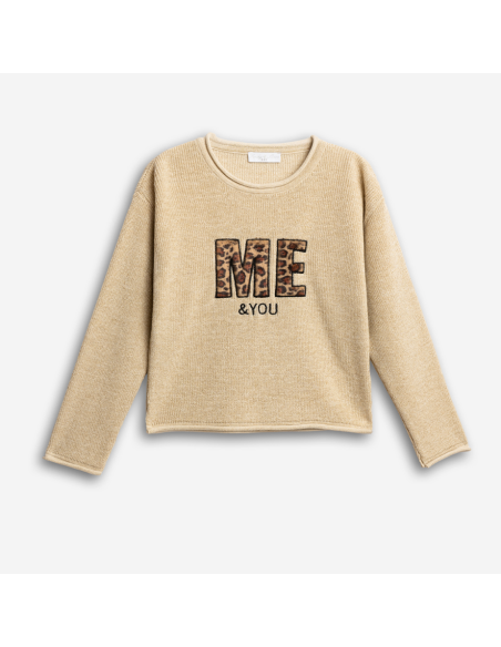 FUNKY FOR BABY Παιδικό Πουλόβερ Μπεζ