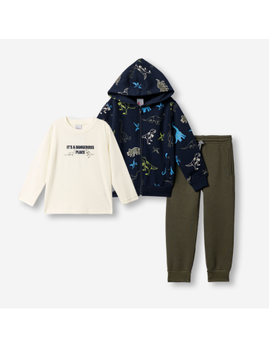 FUNKY FOR BABY Παιδικό Σετ Φόρμα 3τμχ Μπλε