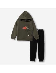 FUNKY FOR BABY Παιδικό Σετ Φόρμα 2τμχ Χακί