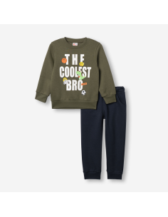 FUNKY FOR BABY Παιδικό Σετ Φόρμα 2τμχ Χακί