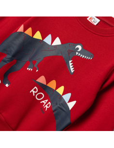 FUNKY FOR BABY Παιδικό Σετ Φόρμα 2τμχ Κόκκινο 2