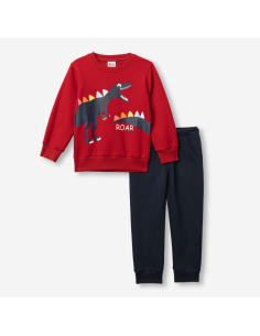FUNKY FOR BABY Παιδικό Σετ Φόρμα 2τμχ Κόκκινο
