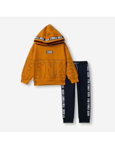 FUNKY FOR BABY Παιδικό Σετ Φόρμα 2τμχ Μουσταρδί