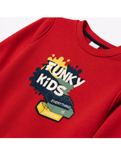 FUNKY FOR BABY Παιδικό Σετ Φόρμα 2τμχ Κόκκινο 2