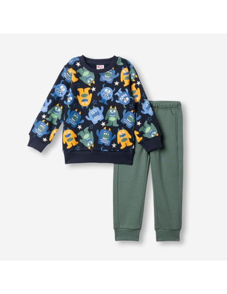 FUNKY FOR BABY Παιδικό Σετ Φόρμα 2τμχ Μπλε