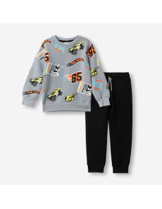 FUNKY FOR BABY Παιδικό Σετ Φόρμα 2τμχ Γκρι