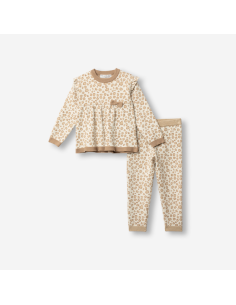 FUNKY FOR BABY Παιδικό Σετ Παντελόνι 2τμχ Μπεζ
