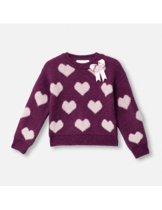 FUNKY FOR BABY Παιδικό Πουλόβερ Μαντζέντα