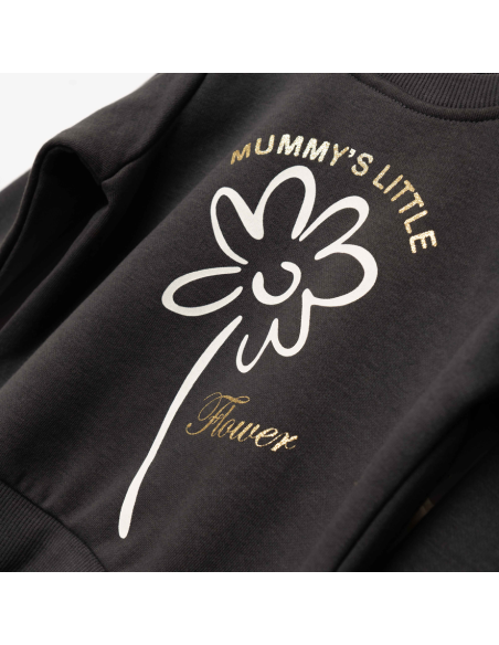 FUNKY FOR BABY Βρεφικό Σετ Φόρμα 2τμχ Ανθρακί