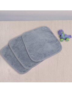 BABY OLIVER Σετ Λαβέτες Πετσετέ 30x22cm Μπλε 3τμχ