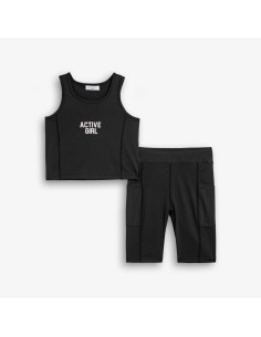 FUNKY FOR BABY Παιδικό Σετ Κολάν Ποδηλατικό 2τμχ Μαύρο