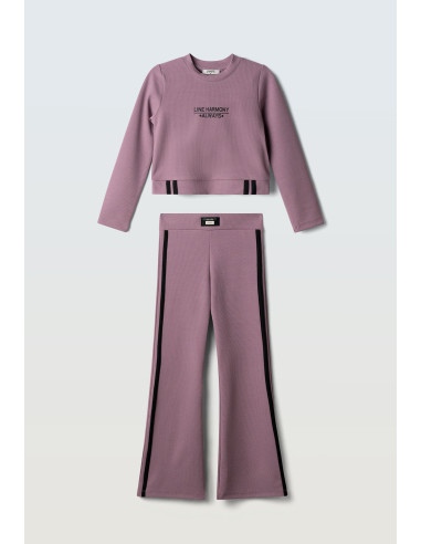 EBITA FASHION Παιδικό Σετ Παντελόνα 2τμχ Λιλά