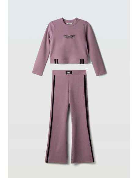 EBITA FASHION Παιδικό Σετ Παντελόνα 2τμχ Λιλά