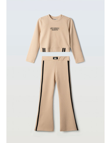 EBITA FASHION Παιδικό Σετ Παντελόνα 2τμχ Μπεζ