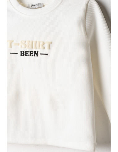 EBITA FASHION Παιδική Μπλούζα Εκρού