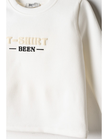 EBITA FASHION Παιδική Μπλούζα Εκρού