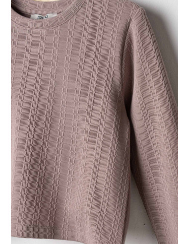 EBITA FASHION Παιδικό Σετ Παντελόνα 2τμχ Καφέ