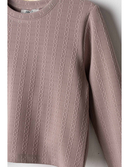 EBITA FASHION Παιδικό Σετ Παντελόνα 2τμχ Καφέ