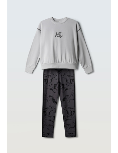 EBITA FASHION Παιδικό Σετ Κολάν 2τμχ Γκρι