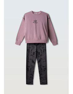 EBITA FASHION Παιδικό Σετ Κολάν 2τμχ Σάπιο Μήλο