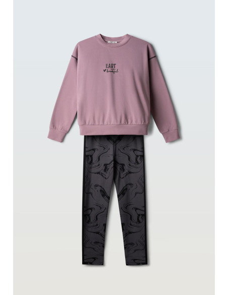 EBITA FASHION Παιδικό Σετ Κολάν 2τμχ Σάπιο Μήλο