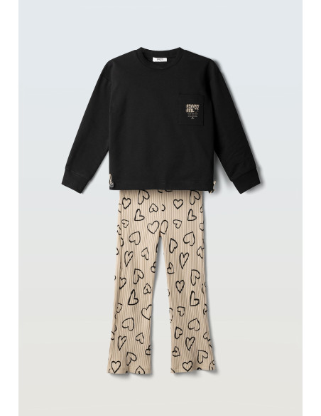 EBITA FASHION Παιδικό Σετ Κολάν 2τμχ Μαύρο