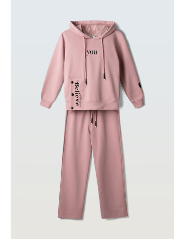 EBITA FASHION Παιδικό Σετ Φόρμα 2τμχ Σομόν