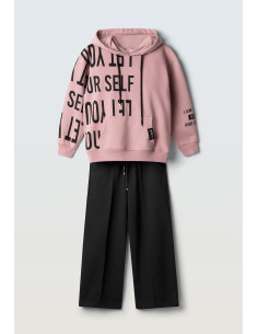 EBITA FASHION Παιδικό Σετ Παντελόνα 2τμχ Σομόν