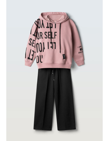 EBITA FASHION Παιδικό Σετ Παντελόνα 2τμχ Σομόν