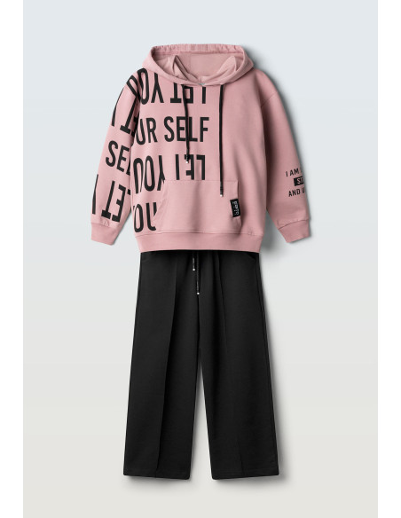 EBITA FASHION Παιδικό Σετ Παντελόνα 2τμχ Σομόν