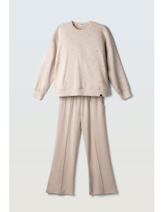 EBITA FASHION Παιδικό Σετ Παντελόνα 2τμχ Μπεζ