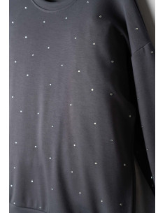 EBITA FASHION Παιδικό Σετ Παντελόνα 2τμχ Ανθρακί 2