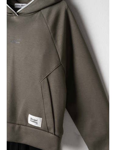 EBITA FASHION Παιδικό Σετ Παντελόνα 2τμχ Λαδί