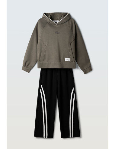 EBITA FASHION Παιδικό Σετ Παντελόνα 2τμχ Λαδί
