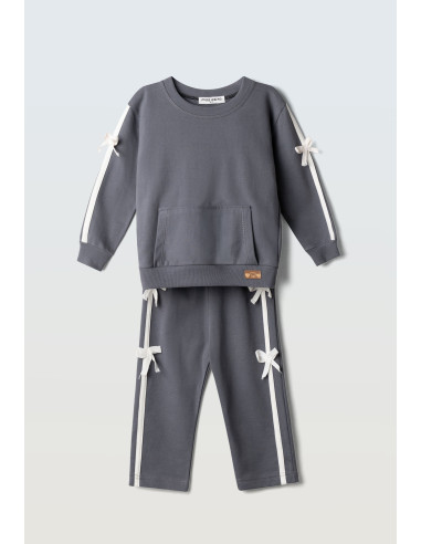 EBITA FASHION Παιδικό Σετ Φόρμα 2τμχ Ανθρακί